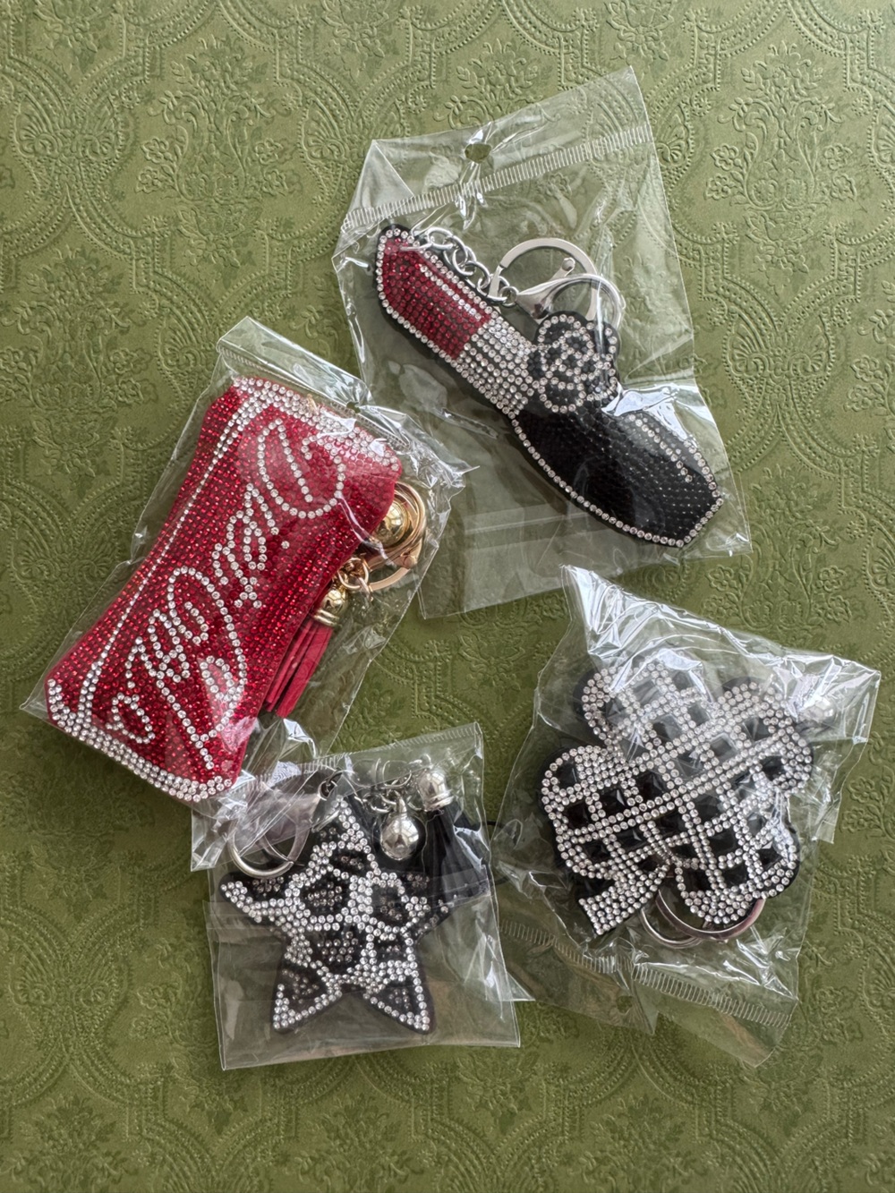 NEW Set of 4 Keychains